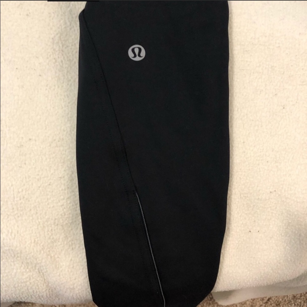 Black LuluLemon Leggings High Rise